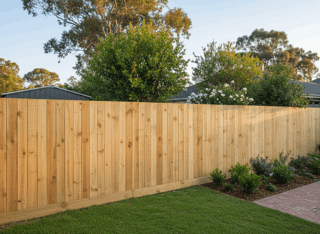 Timber Paling Fence